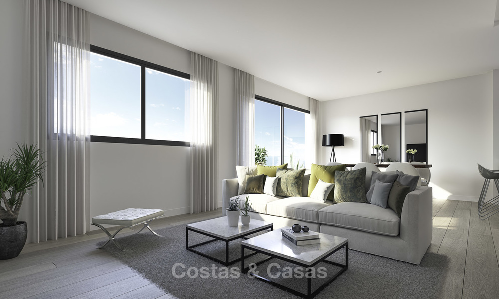 Prachtige nieuwe moderne appartementen te koop, op loopafstand van alle voorzieningen en het centrum van Marbella 17060