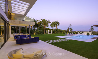  Indrukwekkende ultramoderne villa met prachtig uitzicht op zee te koop in Nueva Andalucia's Golf Valley, Marbella 17567 