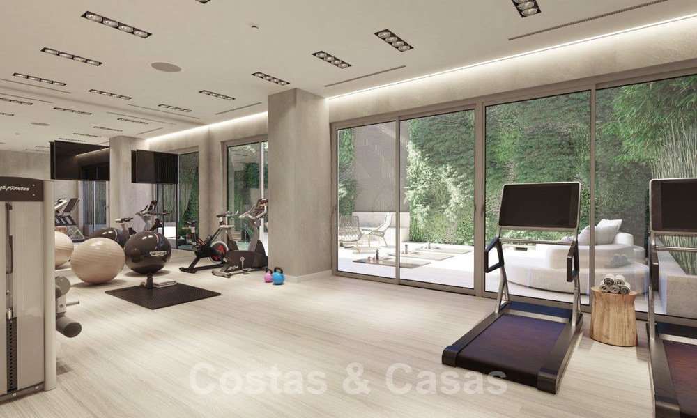 Nieuwe moderne luxe appartementen in een iconisch complex te koop, direct aan de strandboulevard van Malaga stad 20405