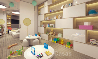 Nieuwe moderne luxe appartementen in een iconisch complex te koop, direct aan de strandboulevard van Malaga stad 20410 