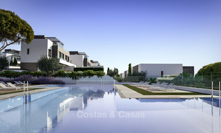 Moderne nieuwe halfvrijstaande villa's met privétuin te koop in Marbella´s Gouden driekhoek van Marbella - Benahavis - Estepona 18674 