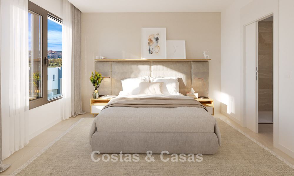 Moderne nieuwe halfvrijstaande villa's met privétuin te koop in Marbella´s Gouden driekhoek van Marbella - Benahavis - Estepona 802404