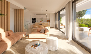 Moderne nieuwe halfvrijstaande villa's met privétuin te koop in Marbella´s Gouden driekhoek van Marbella - Benahavis - Estepona 802406 
