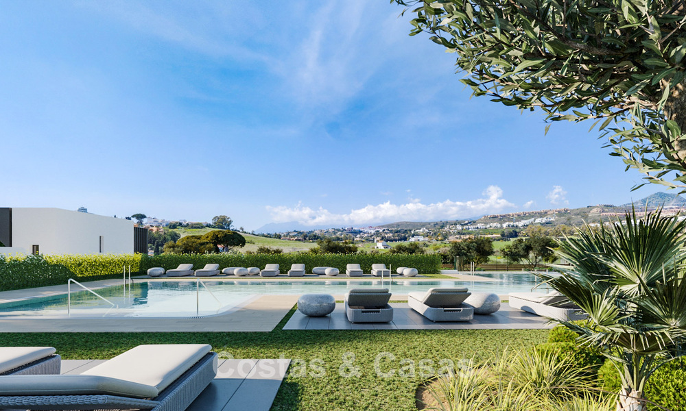 Moderne nieuwe halfvrijstaande villa's met privétuin te koop in Marbella´s Gouden driekhoek van Marbella - Benahavis - Estepona 802412
