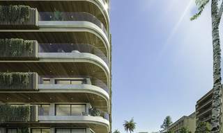 Nieuwe oogstrelende luxe-appartementen in een exclusief complex aan het strand te koop, in het centrum van Fuengirola, Costa del Sol 18710 
