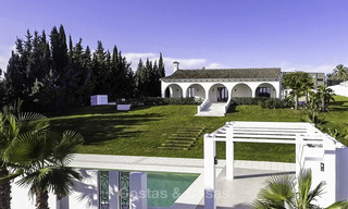 Stijlvol gerenoveerde rustieke villa te koop op de New Golden Mile, tussen Marbella en Estepona 19094 