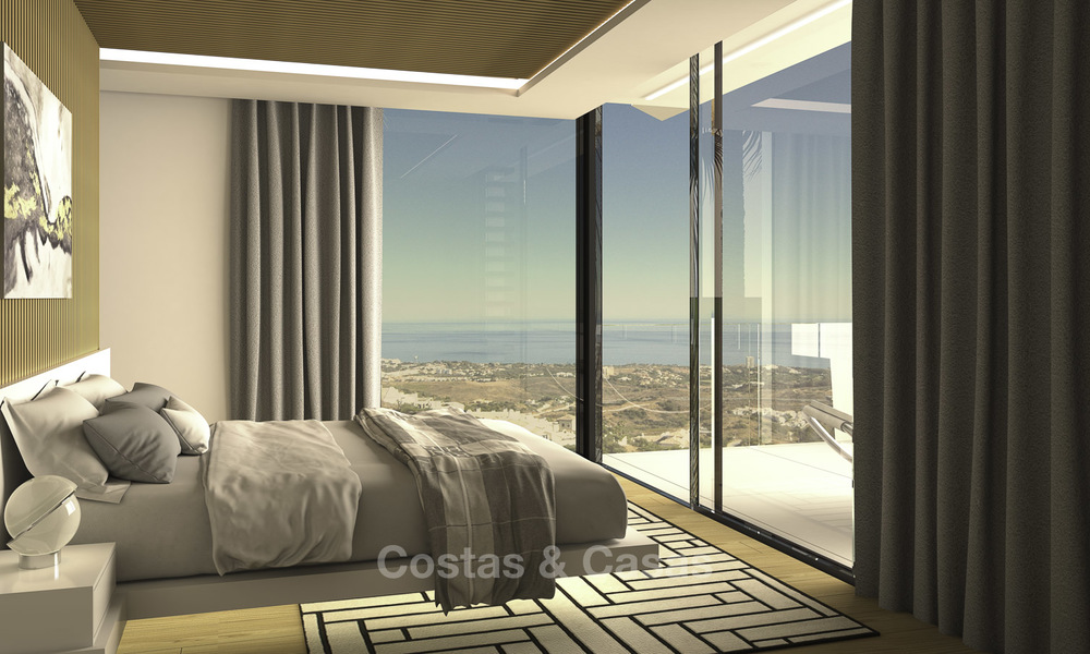 Primeur! Nieuwe hedendaagse luxe villa's met panoramisch zeezicht te koop in Oost Marbella 19322