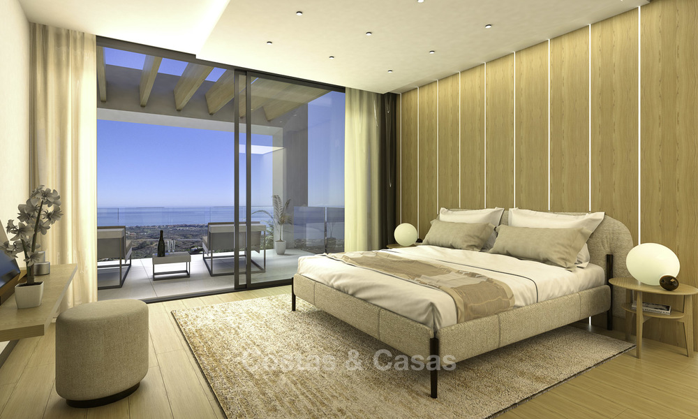 Primeur! Nieuwe hedendaagse luxe villa's met panoramisch zeezicht te koop in Oost Marbella 19332