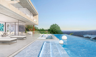 Off-plan moderne luxe villa met indrukwekkende uitzichten op het meer, de zee en de bergen te koop in Marbella 19945 