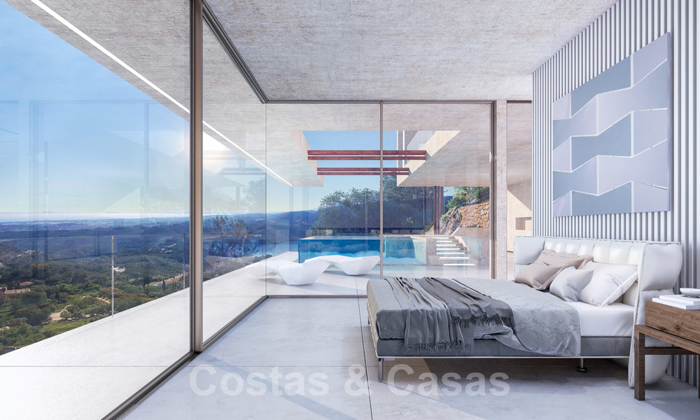 Off-plan moderne luxe villa met indrukwekkende uitzichten op het meer, de zee en de bergen te koop in Marbella 19947