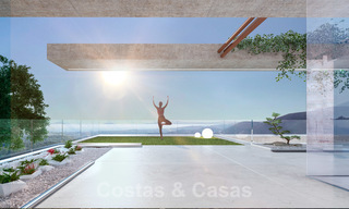 Off-plan moderne luxe villa met indrukwekkende uitzichten op het meer, de zee en de bergen te koop in Marbella 19950 