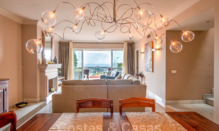 Prachtig penthouse appartement met panoramisch uitzicht op zee en de bergen te koop in Benahavis - Marbella 20229 