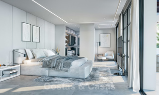 Off plan eigentijds-moderne luxe villa met panoramisch zeezicht te koop in een exclusief golfresort, Benahavis - Marbella 20365 