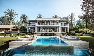 Off plan eigentijds-moderne luxe villa met panoramisch zeezicht te koop in een exclusief golfresort, Benahavis - Marbella 20367 