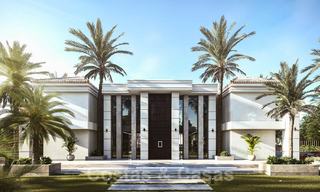 Off plan eigentijds-moderne luxe villa met panoramisch zeezicht te koop in een exclusief golfresort, Benahavis - Marbella 20369 