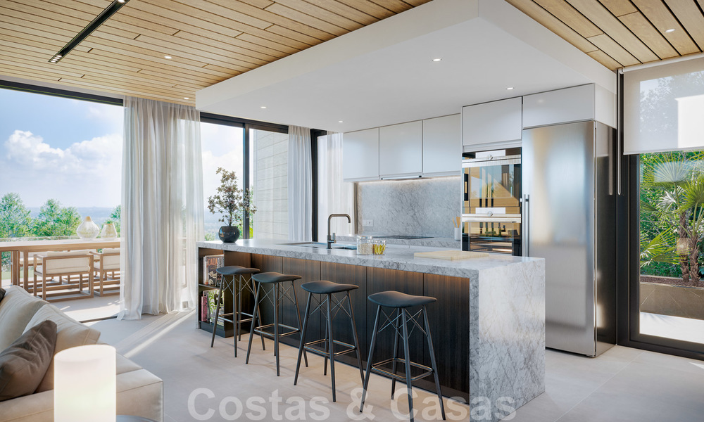 Elegante off-plan luxe villa te koop, met prachtig uitzicht op zee en golf, in Benahavis - Marbella 20392