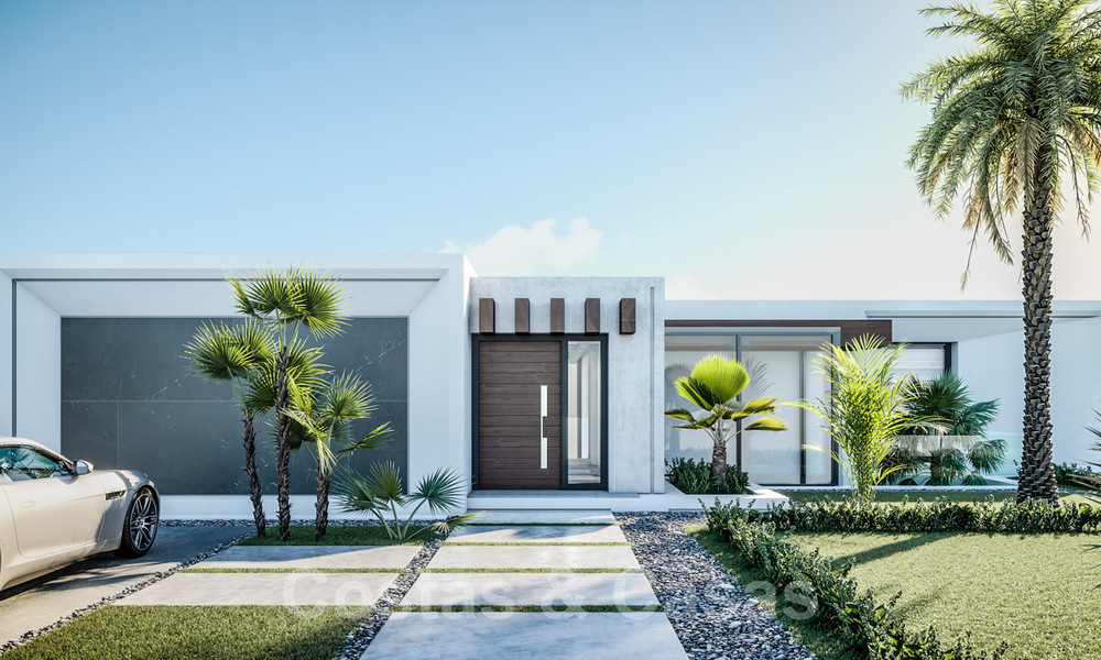 Elegante off-plan luxe villa te koop, met prachtig uitzicht op zee en golf, in Benahavis - Marbella 20395