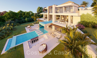 Spectaculaire, zeer luxueuze eigentijdse villa met zee- en golfzicht te koop, Benahavis - Marbella 20740 