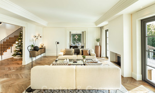 Statige, volledig gerenoveerde klassieke villa met zeezicht te koop, Sierra Blanca, Marbella 21019 