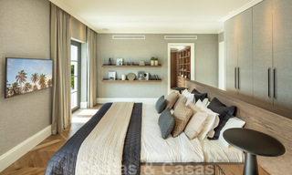 Statige, volledig gerenoveerde klassieke villa met zeezicht te koop, Sierra Blanca, Marbella 21027 