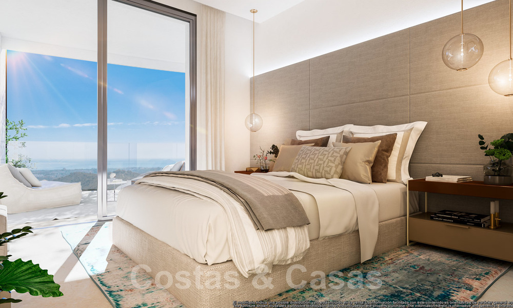 Nieuwe luxe appartementen met panoramische vergezichten te koop in een nieuw omvangrijk meer- en golfresort, Benahavis - Marbella 21165