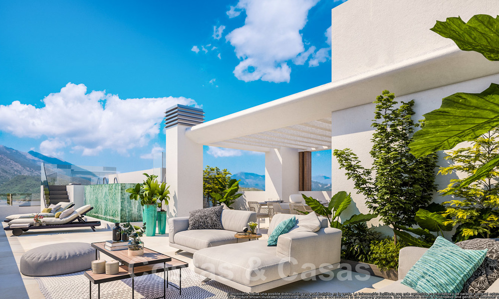 Nieuwe luxe appartementen met panoramische vergezichten te koop in een nieuw omvangrijk meer- en golfresort, Benahavis - Marbella 21178
