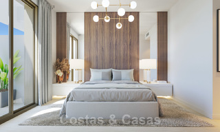 Nieuwe moderne luxe appartementen met zeezicht te koop op de New Golden Mile, tussen Marbella en Estepona 21536 