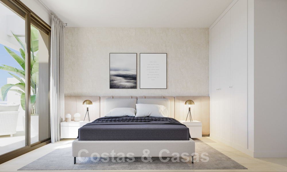 Nieuwe moderne luxe appartementen met zeezicht te koop op de New Golden Mile, tussen Marbella en Estepona 21538