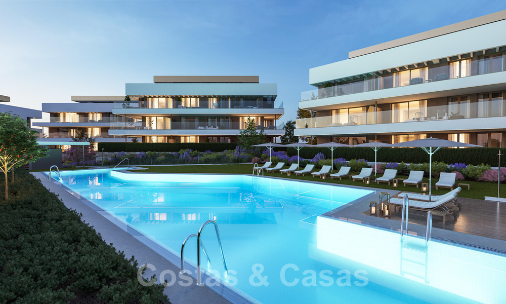 Nieuwe moderne luxe appartementen met zeezicht te koop op de New Golden Mile, tussen Marbella en Estepona 21544