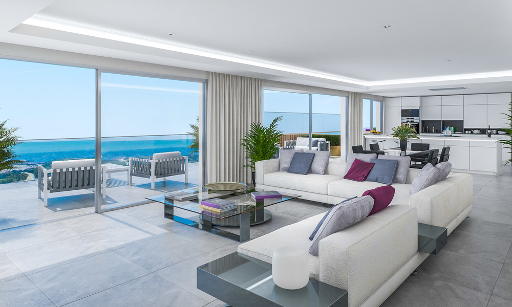 Moderne appartementen in exclusief boutique golf resort met Spa, met prachtig uitzicht op zee, La Cala de Mijas - Costa del Sol 23245