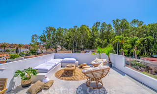 Prachtig gerenoveerde halfvrijstaande villa in Ibiza stijl te koop, op loopafstand van het strand en centrum van San Pedro - Marbella 23360 