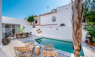 Prachtig gerenoveerde halfvrijstaande villa in Ibiza stijl te koop, op loopafstand van het strand en centrum van San Pedro - Marbella 23378 