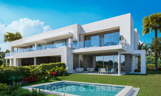 Instapklare, moderne mondaine woningen te koop, vlak bij de golfbaan en het centrum van San Pedro in Marbella 23629 
