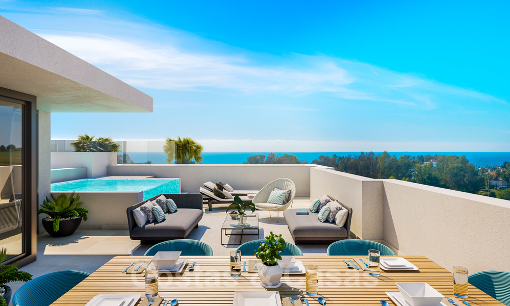 Moderne mondaine woningen te koop, vlak bij de golfbaan en het centrum van San Pedro in Marbella 23631