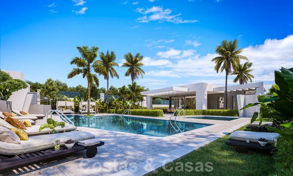 Instapklare, moderne mondaine woningen te koop, vlak bij de golfbaan en het centrum van San Pedro in Marbella 23637