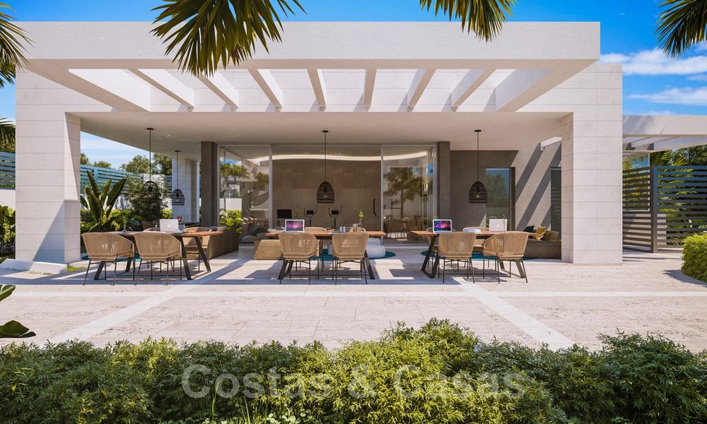 Instapklare, moderne mondaine woningen te koop, vlak bij de golfbaan en het centrum van San Pedro in Marbella 23638