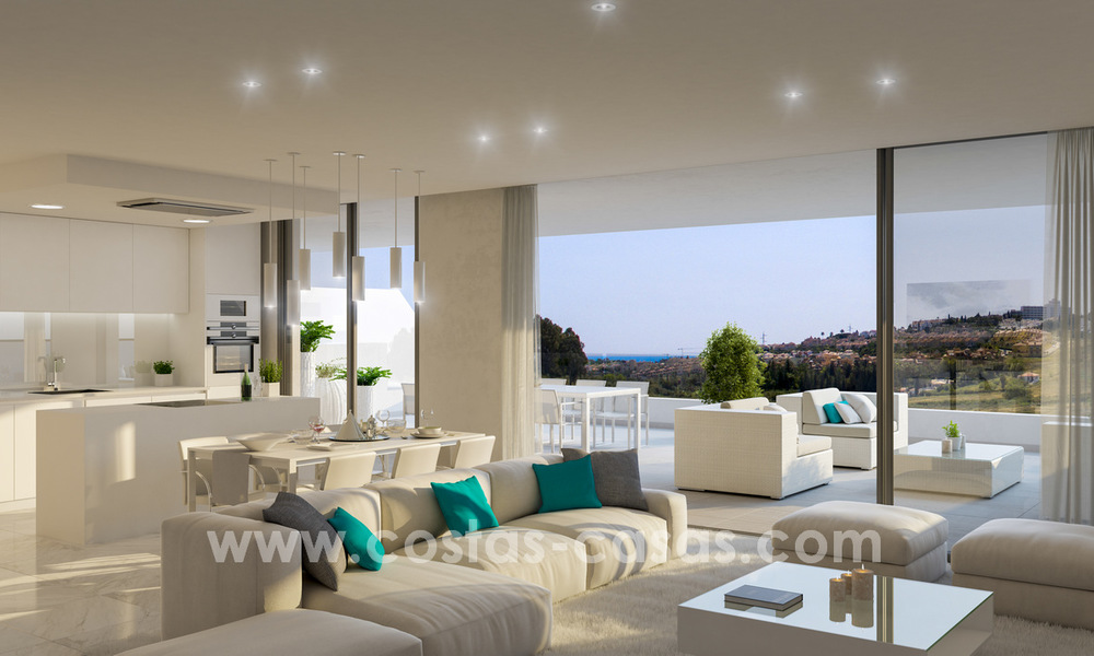 Cataleya in Estepona: Instapklare moderne design appartementen te koop, aan de golfbaan van Atalaya tussen Marbella en Estepona 24048