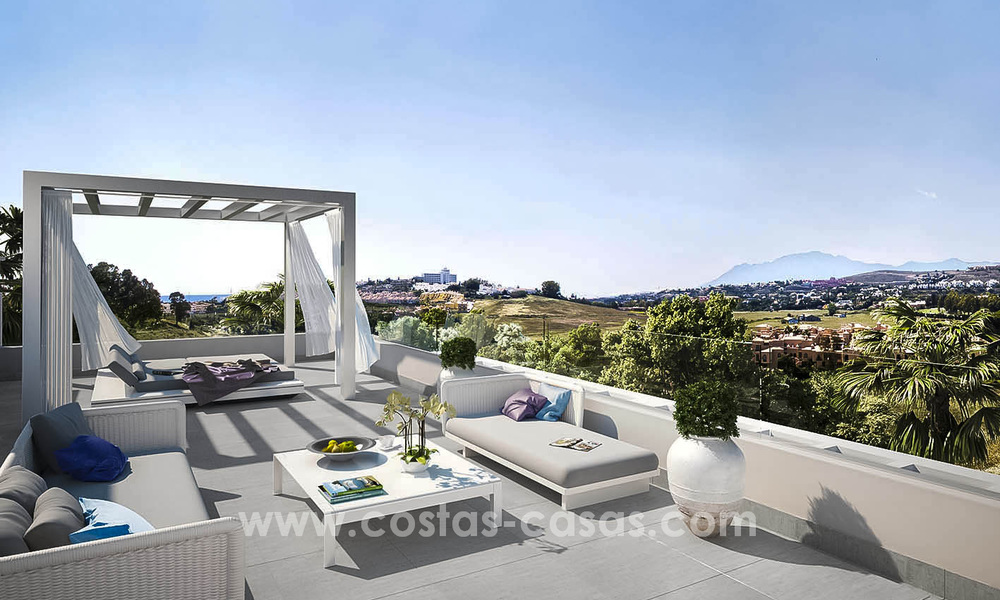 Cataleya in Estepona: Instapklare moderne design appartementen te koop, aan de golfbaan van Atalaya tussen Marbella en Estepona 24060