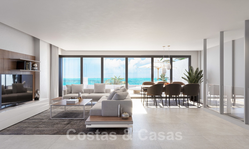 Elegante, nieuwe moderne appartementen met panoramisch berg- en zeezicht te koop in de heuvels van Estepona 24395