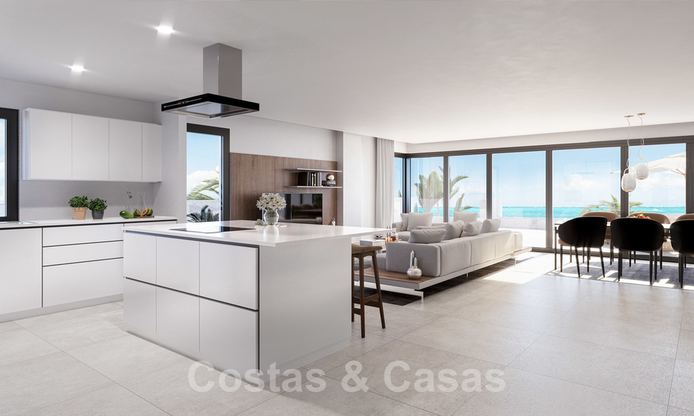 Elegante, nieuwe moderne appartementen met panoramisch berg- en zeezicht te koop in de heuvels van Estepona 24396