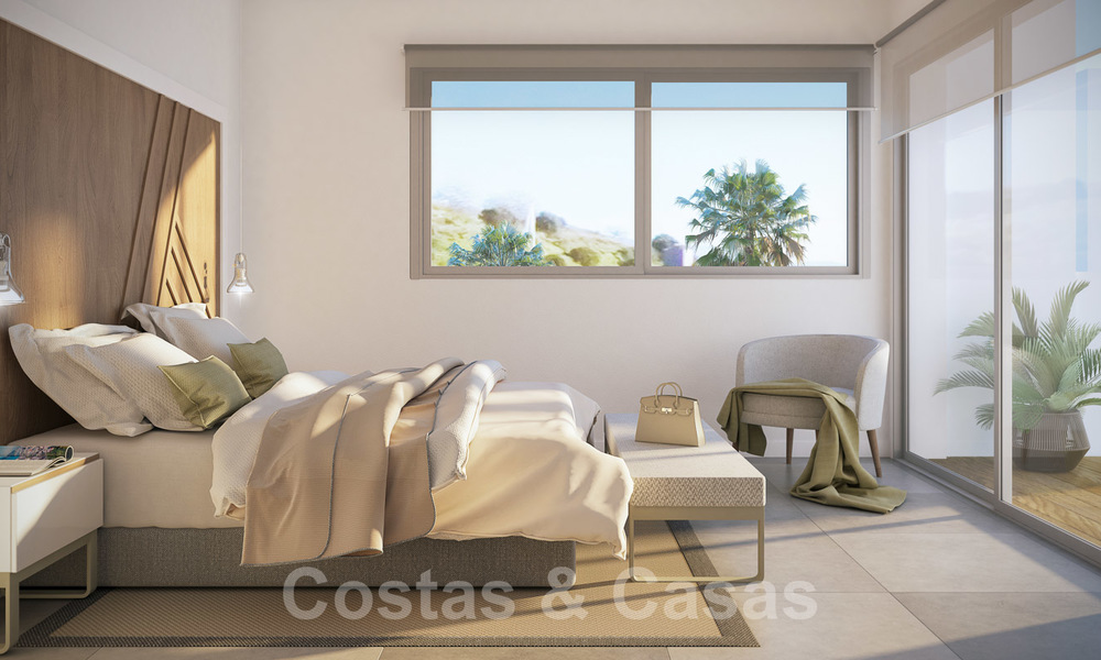 Instapklare kwaliteitsvolle, eigentijdse designappartementen te koop met panoramisch zeezicht op loopafstand van het centrum van Estepona 24366