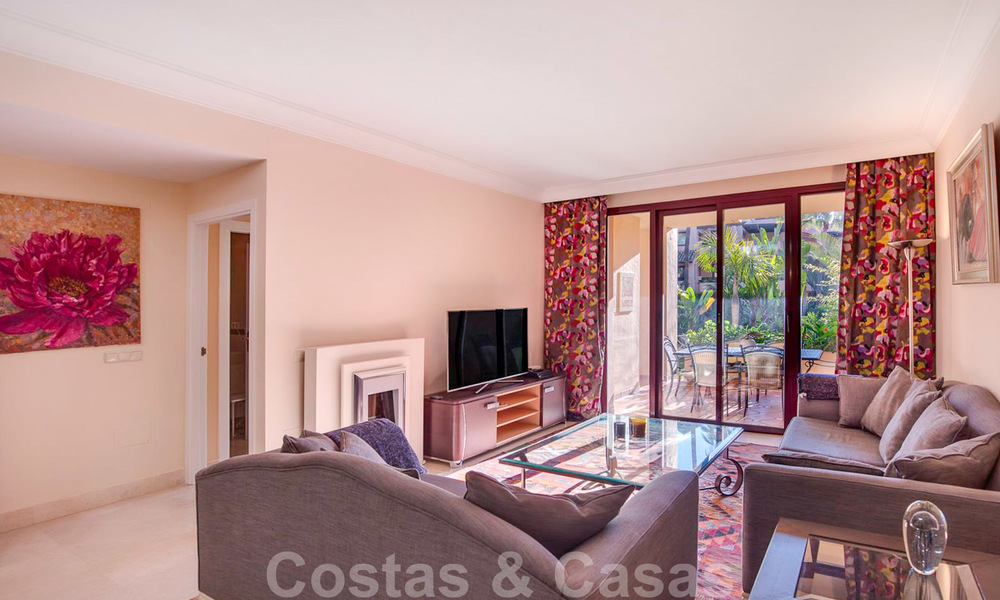 Luxe appartement in een eerstelijnstrand complex te koop in San Pedro Playa, op loopafstand van het voorzieningen en het centrum van San Pedro, Marbella 24354