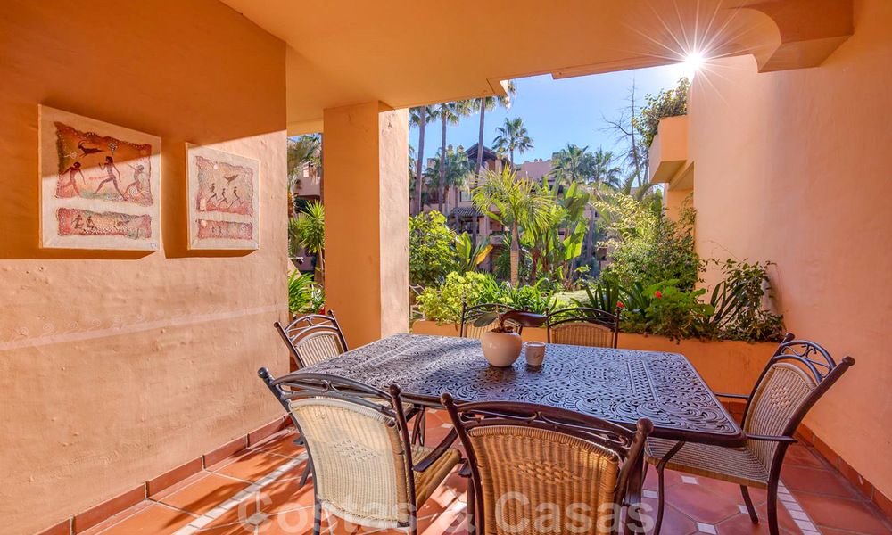 Luxe appartement in een eerstelijnstrand complex te koop in San Pedro Playa, op loopafstand van het voorzieningen en het centrum van San Pedro, Marbella 24355