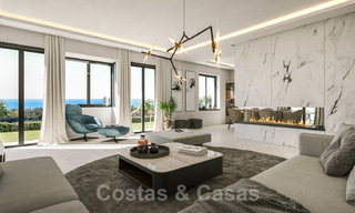 Villa's in mediterrane stijl en half vrijstaande villa's met uitzicht op zee en golf in Elviria, Marbella 24404 