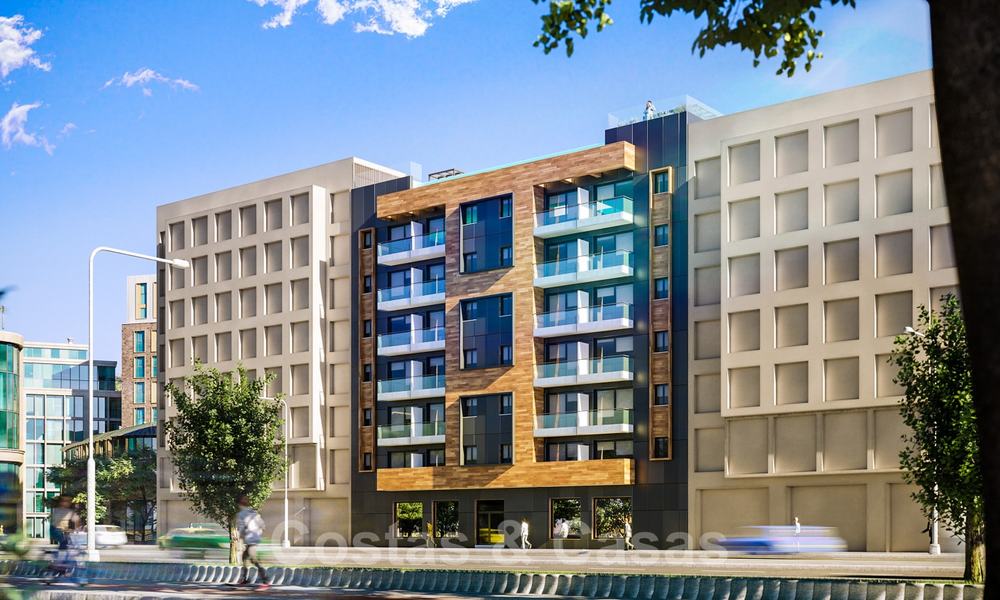 Luxe appartementen te koop in een nieuw innovatief residentieel project in Malaga centrum! 24510