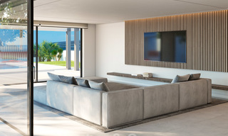 Unieke, eigentijdse strand villa te koop met prachtig uitzicht op zee in Oost-Marbella 24743 