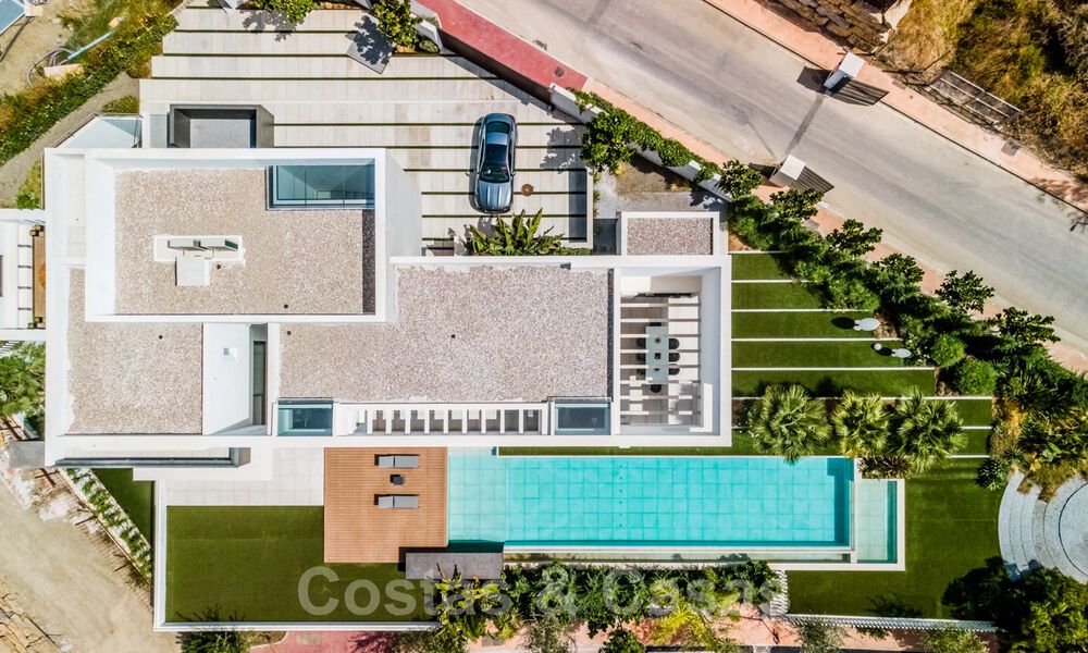 Instapklare, ultramoderne luxe villa te koop met zeezicht in Marbella - Benahavis 35661