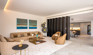 Gloednieuwe ultramoderne luxe villa te koop met zeezicht in Marbella - Benahavis 35671 