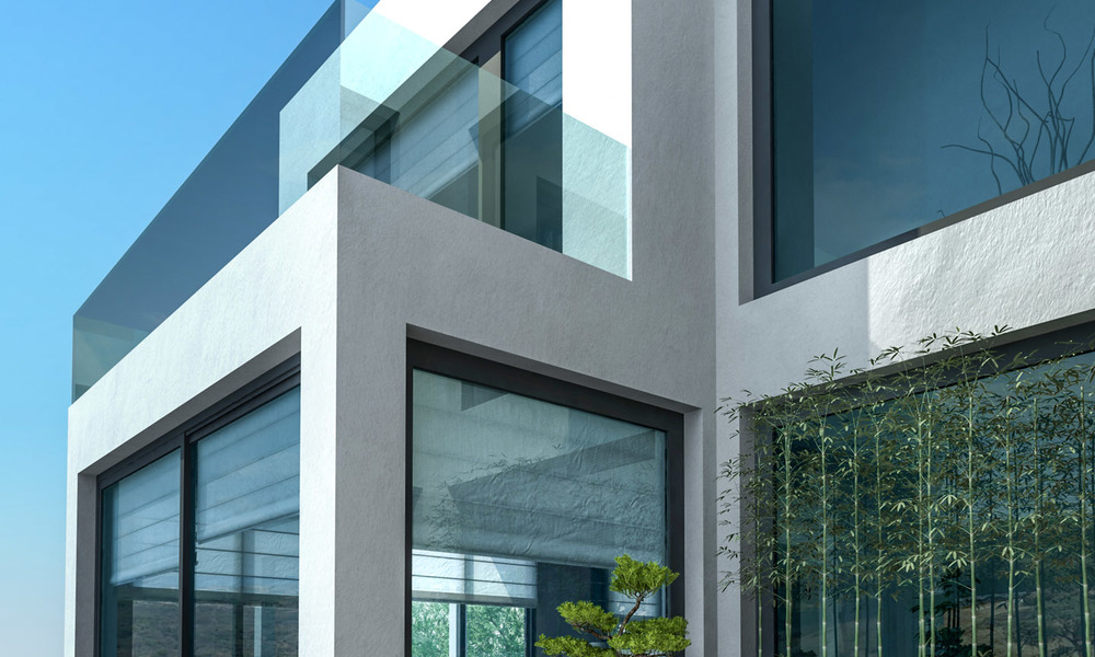 Luxe nieuwbouw villa in modern stijl te koop met panoramisch berg- en zeezicht in de prestigieuze wijk Valtocado in Mijas, Costa del Sol 25945