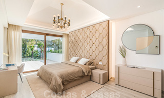 Instapklare warme moderne villa te koop, strandzijde in het prestigieuze Guadalmina Baja te Marbella 26080 